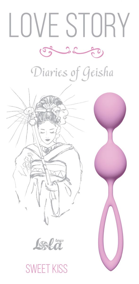 Розовые вагинальные шарики Diaries of a Geisha от Lola toys