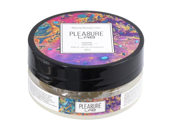 Массажный крем Pleasure Lab Relaxing с ароматом винограда и инжира - 50 мл. от Pleasure Lab