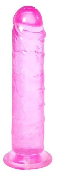 Розовый фаллоимитатор Distortion - 18 см. от Lola toys