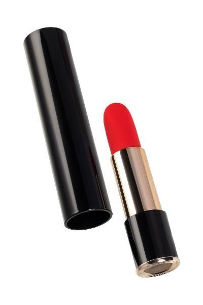 Красный мини-вибратор в виде помады Merlo - 10,5 см. от ToyFa