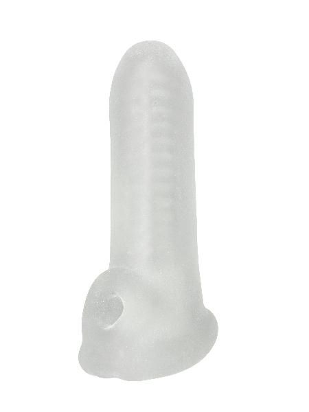 Белый фаллоудлинитель Striker - 13,5 см. от Lola Games