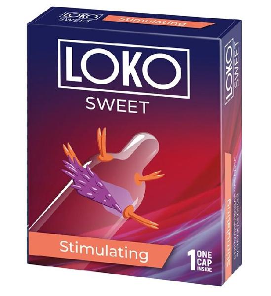 Стимулирующая насадка на пенис LOKO SWEET с возбуждающим эффектом от Sitabella