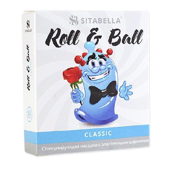 стимулирующий презерватив-насадка Roll   Ball Classic от Sitabella