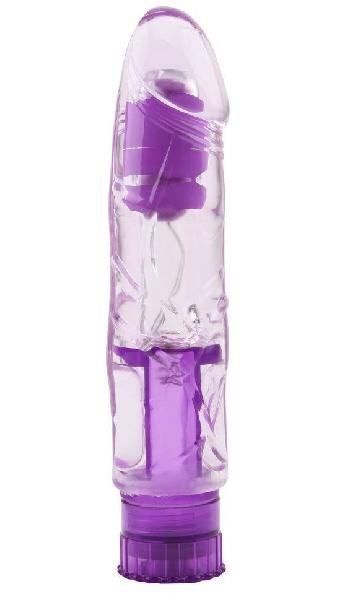 Фиолетовый вибратор Seduction - 16,2 см. от Chisa