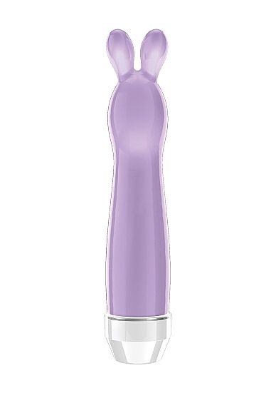 Фиолетовый вибратор с ушками Lena - 17,2 см. от Shots Media BV