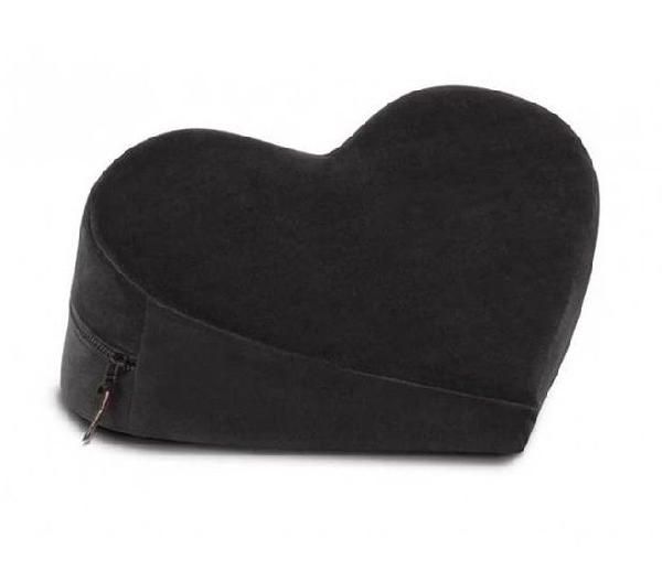 Черная вельветовая подушка для любви Liberator Retail Heart Wedge от Liberator