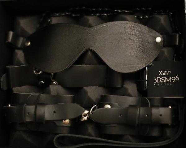 БДСМ-набор в черном цвете  Послушный муж  от BDSM96