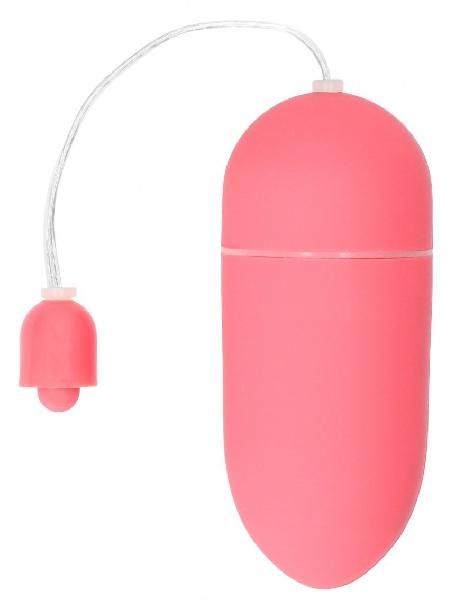 Розовое гладкое виброяйцо Vibrating Egg - 8 см. от Shots Media BV