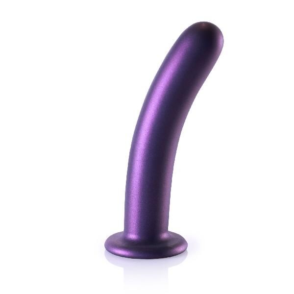 Фиолетовый фаллоимитатор Smooth G-Spot - 17,7 см. от Shots Media BV