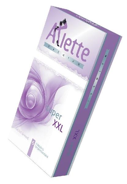 Увеличенные презервативы Arlette Premium Super XXL - 6 шт. от Arlette