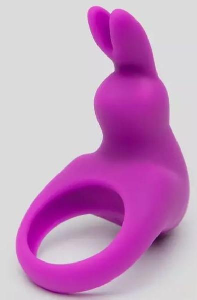 Фиолетовое эрекционное виброкольцо Happy Rabbit Cock Ring Kit от Happy Rabbit