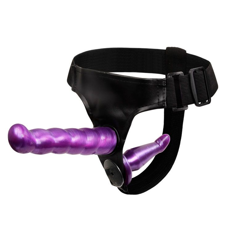 Фиолетовый стапон с двумя насадками - 18 см. от Baile