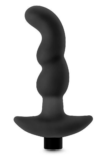Черный вибромассажер простаты Prostate Massager 03 - 15,2 см. от Blush Novelties