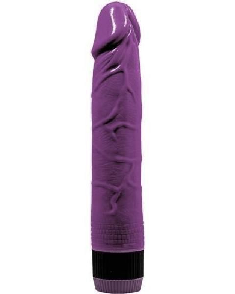 Фиолетовый вибратор-реалистик Adour Club - 22,5 см. от Baile
