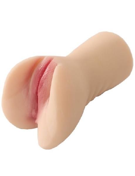 Телесный реалистичный мастурбатор-вагина и анус 3D от Eroticon