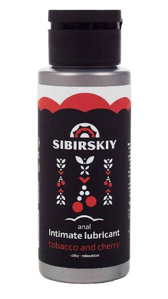 Анальный лубрикант на водной основе SIBIRSKIY с ароматом вишни и табака - 100 мл. от Sibirskiy