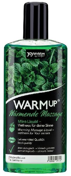 Массажное масло WARMup Mint с ароматом мяты - 150 мл. от Joy Division