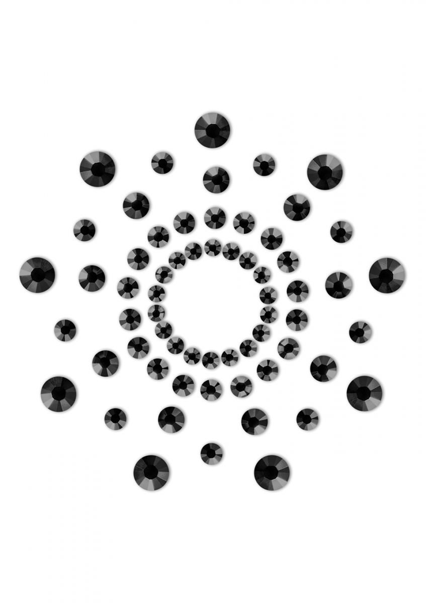 Чёрные наклейки на грудь Mimi Bijoux от Bijoux Indiscrets