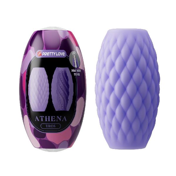 Сиреневый нереалистичный мастурбатор Athena от Baile