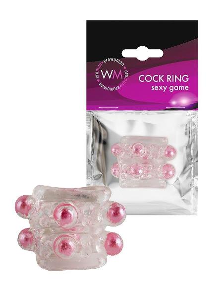 Прозрачная насадка на пенис с цветными шариками от Erowoman-Eroman Прозрачная насадка на пенис с цветными шариками от Erowoman-Eroman