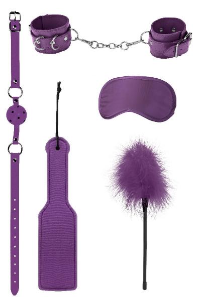 Фиолетовый игровой набор БДСМ Introductory Bondage Kit №4 от Shots Media BV