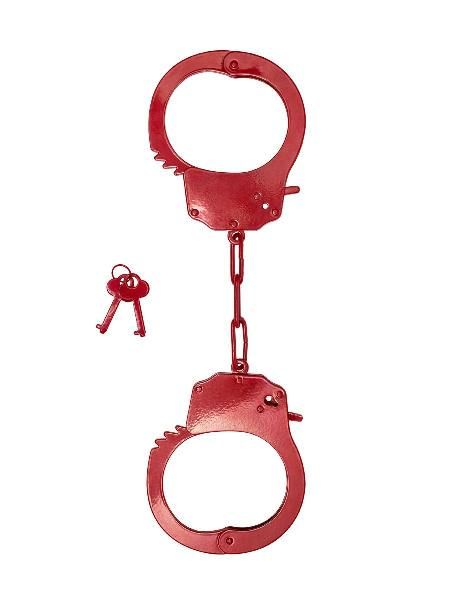 Красные стальные наручники от Le Frivole