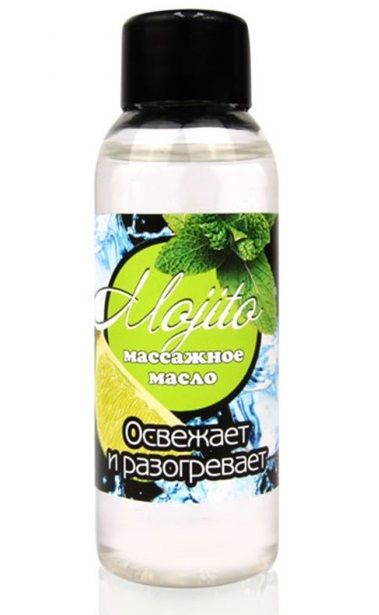 Массажное масло для тела Mojito с ароматом лайма - 50 мл. от Биоритм
