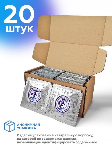 Презервативы латексные  Классические  - 20 шт. от UVIBE