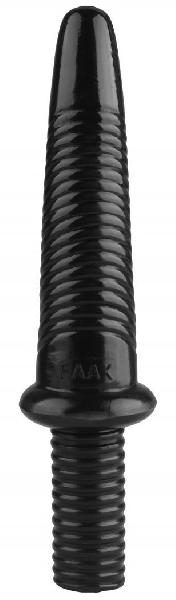Черный анальный реалистичный стимулятор - 31 см. от Сумерки богов