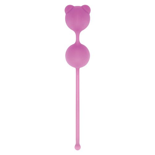 Розовые вагинальные шарики PUSSYNUT DOUBLE SILICONE от Toyz4lovers