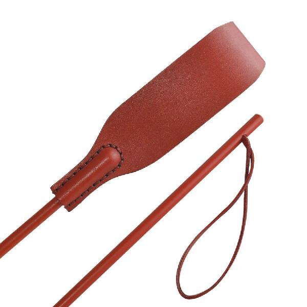 Красный кожаный стек  Флеш  - 58 см. от Sitabella