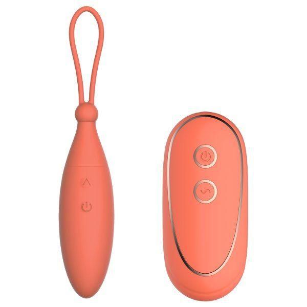 Оранжевое виброяйцо Celia с пультом ДУ от Dream Toys