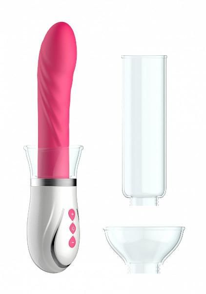 Розовый набор Twister 4 in 1 Rechargeable Couples Pump Kit от Shots Media BV