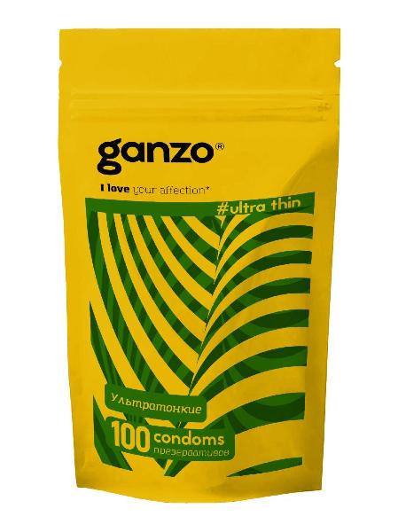Ультратонкие презервативы Ganzo Ultra thin - 100 шт. от Ganzo