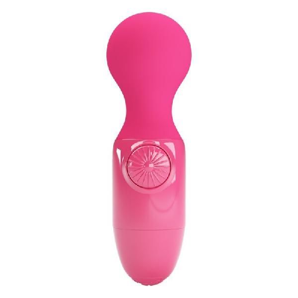Розовый мини-вибратор с шаровидной головкой Mini Stick от Baile