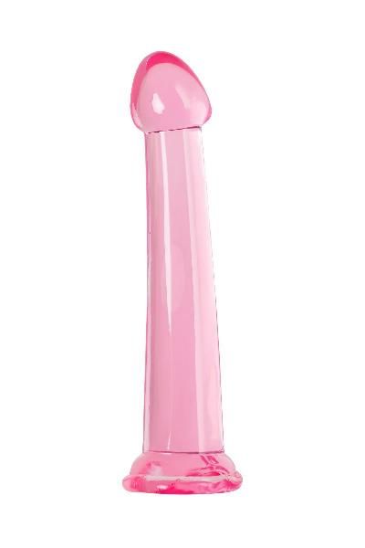 Розовый нереалистичный фаллоимитатор Jelly Dildo L - 20 см. от Toyfa Basic