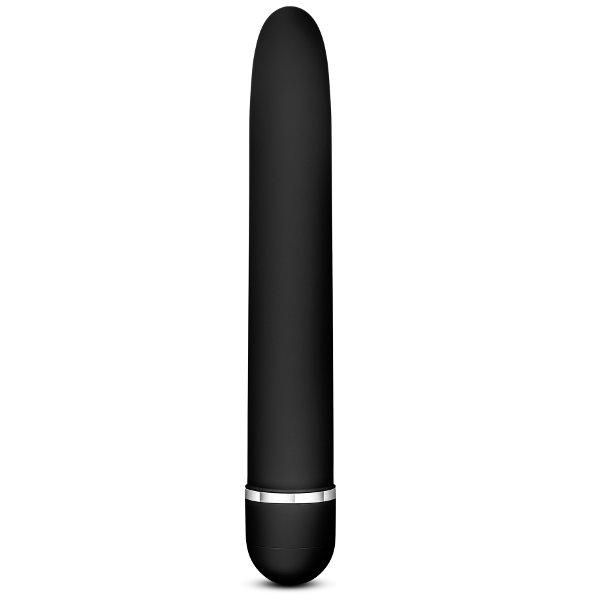 Черный классический вибратор Luxuriate - 17,8 см. от Blush Novelties