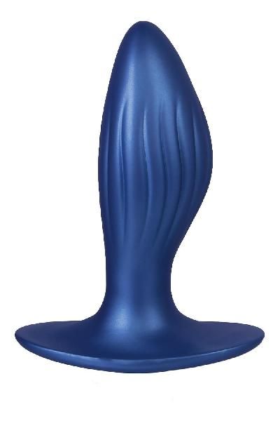 Синяя анальная пробка G Stuck Silicone Anal Plug - 12,5 см. от NMC