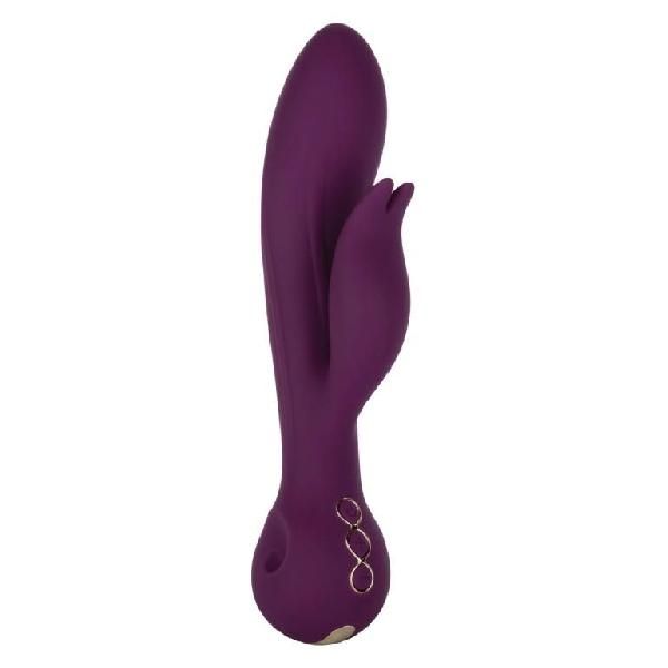 Фиолетовый вибратор-кролик Desire - 22,25 см. от California Exotic Novelties
