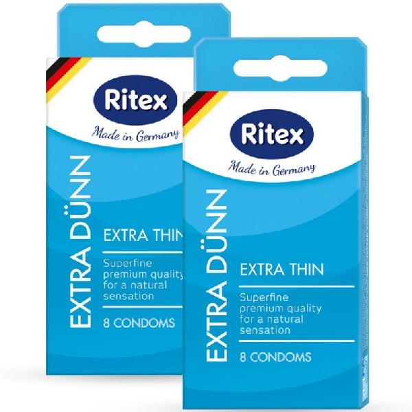Ультратонкие презервативы RITEX EXTRA DUNN - 8 шт. от RITEX