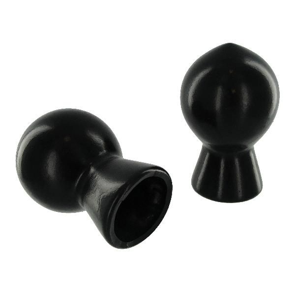 Черные присоски для сосков Size Matters Nipple Boosters от XR Brands