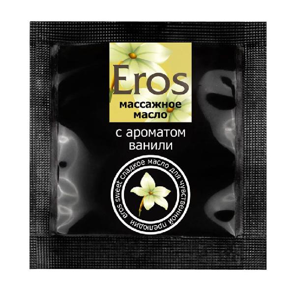 Саше массажного масла Eros sweet c ароматом ванили - 4 гр. от Биоритм