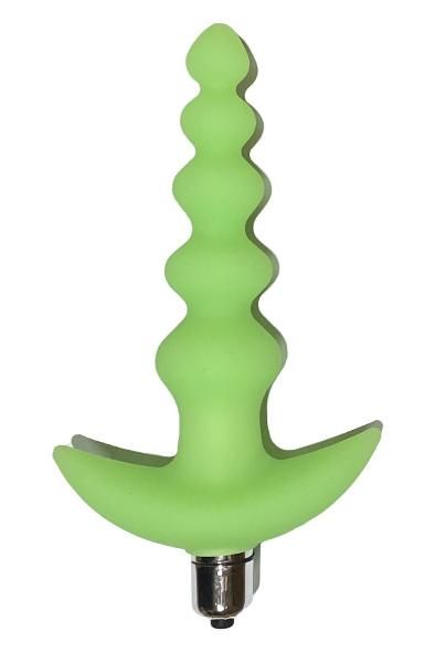 Зеленая анальная елочка Pagoda - 17 см. от NV Toys