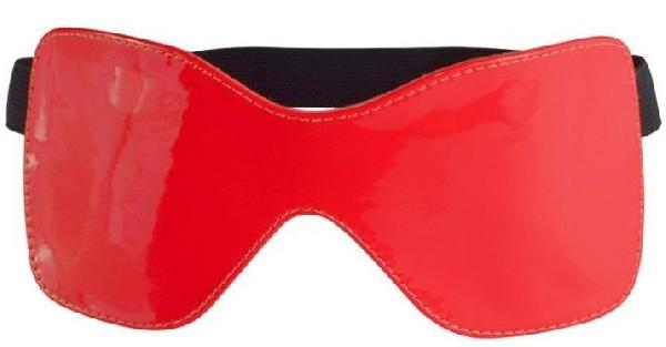 Красная лаковая маска на резиночке от Sitabella