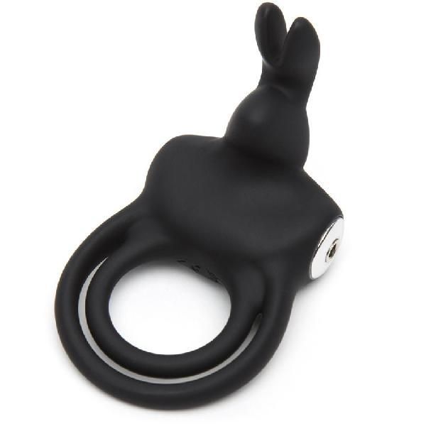 Черное эрекционное виброкольцо Happy Rabbit Cock Ring от Happy Rabbit