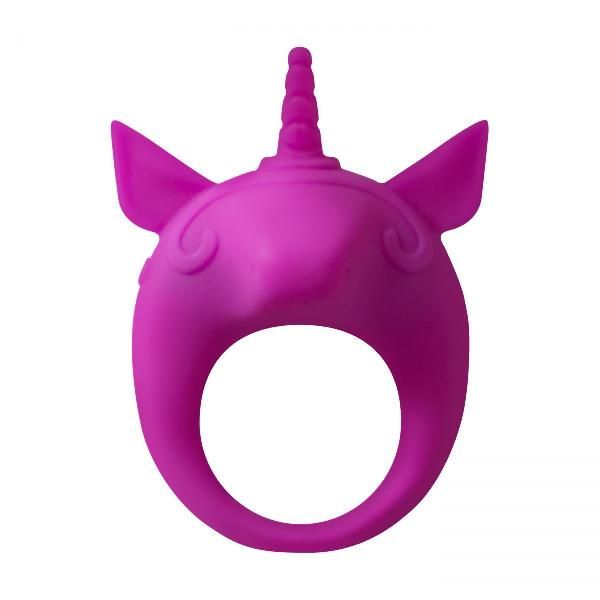 Фиолетовое эрекционное кольцо Unicorn Alfie от Lola toys
