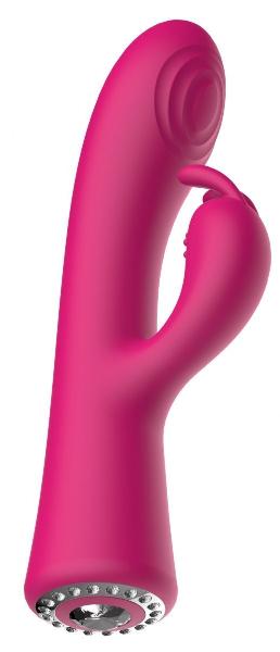 Розовый вибромассажер-кролик Lux - 20 см. от Shots Media BV