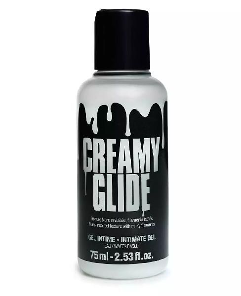 Лубрикант на водной основе Creamy Glide с консистенцией спермы - 75 мл. от Strap-on-me