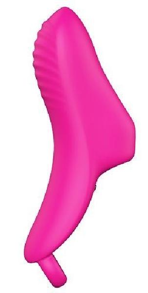 Ярко-розовая вибронасадка на палец FINGER VIBE от Dream Toys
