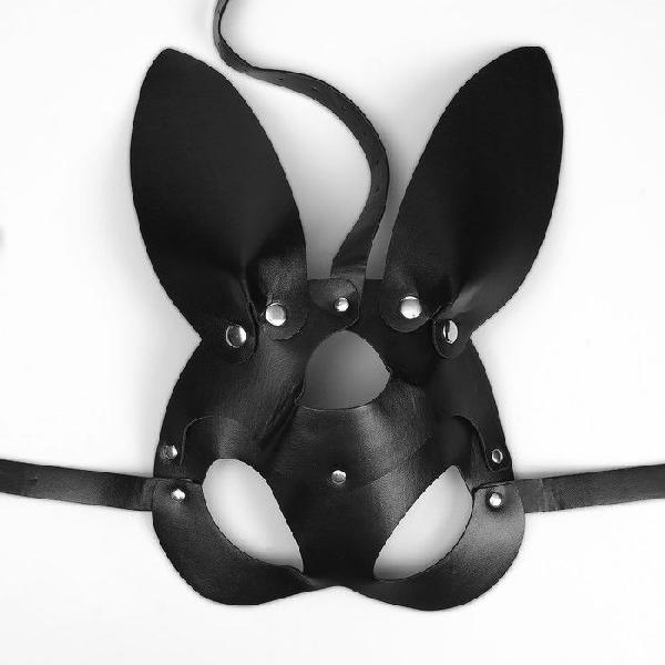 Черная маска «Непослушная зайка» с ушками от Сима-Ленд